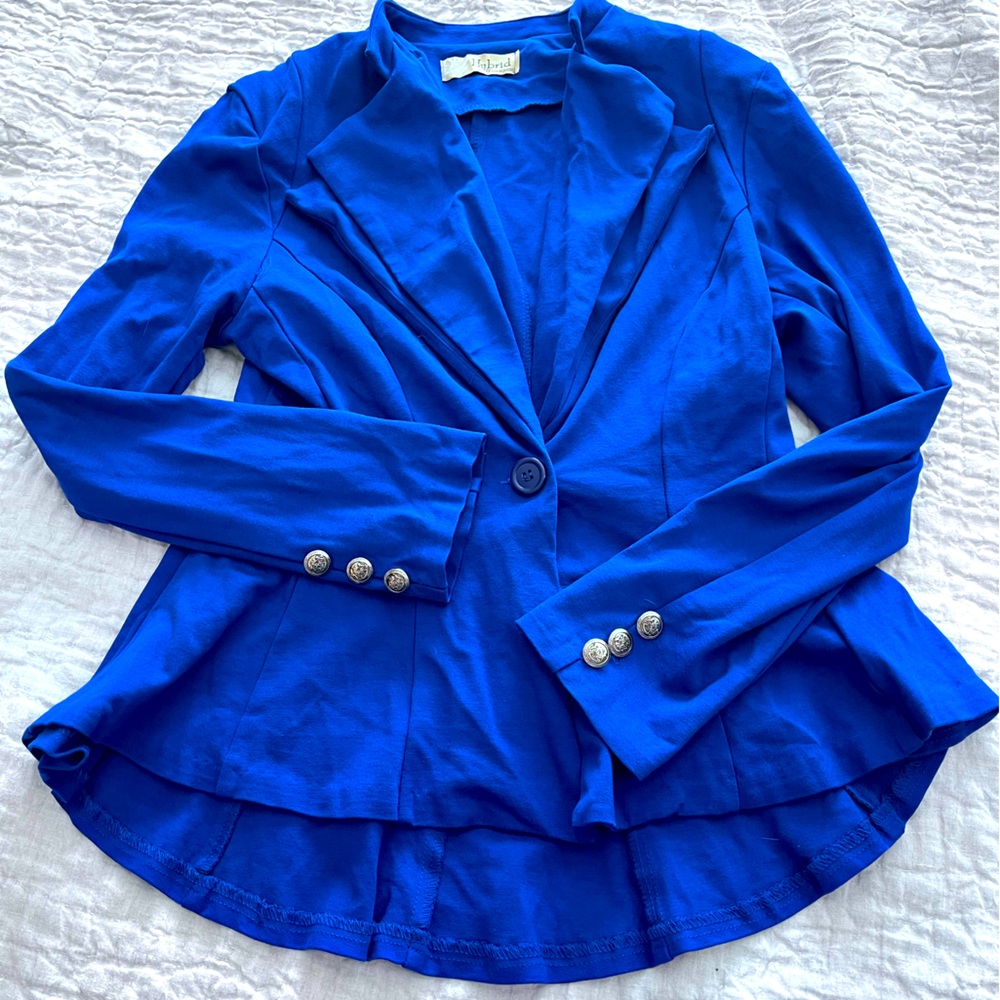 Cobalt Jacket w Flared bottom XL